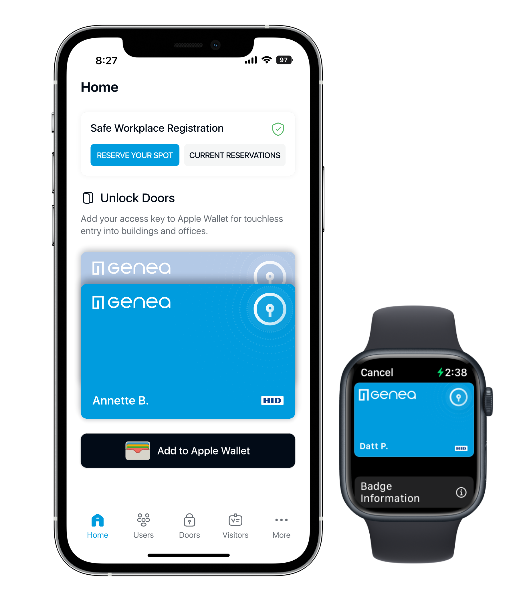 how to add an employee badge to your iphone and apple watch
