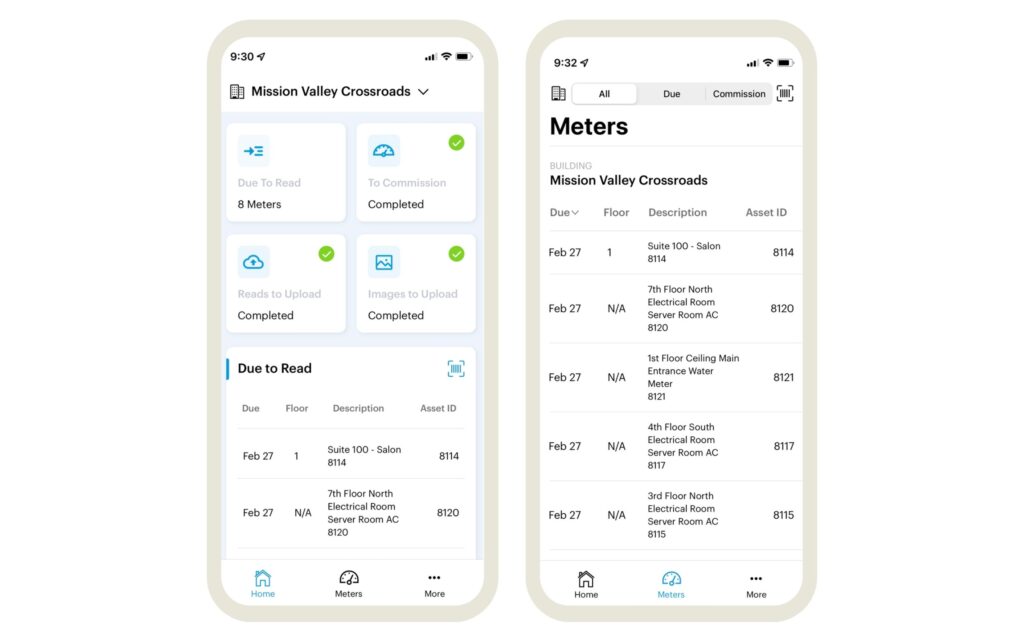 Genea Submeter Billing and Reading Application Update Screenshots